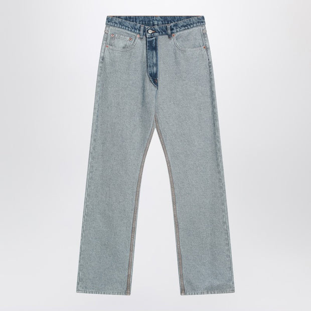 MM6 Maison Margiela Two-tone Washed Jeans