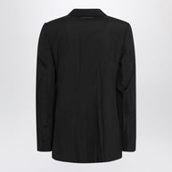 MM6 Maison Margiela Black Wool-blend Jacket