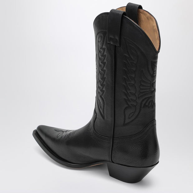 MM6 Maison Margiela Black Florence Cowboy Boots