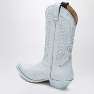 MM6 Maison Margiela Black And White Florence Cowboy Boots
