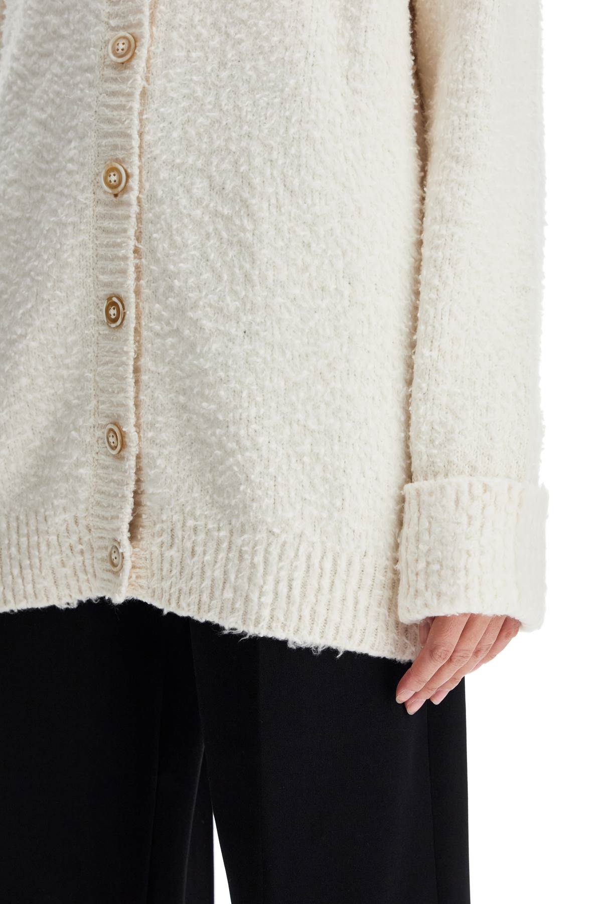 Maison Margiela Oversized Cotton Blend Cardigan