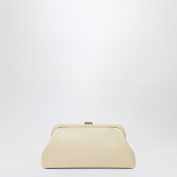 Jimmy Choo Skylar Clutch Bag In Butter-colored Leather