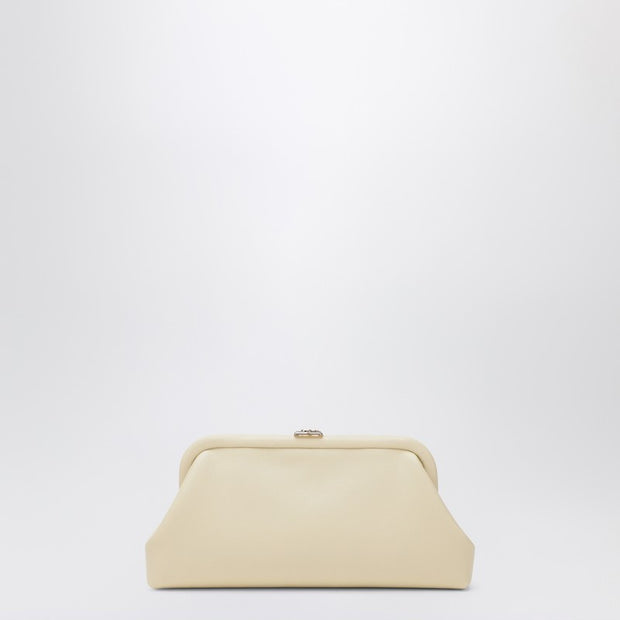 Jimmy Choo Skylar Clutch Bag In Butter-colored Leather