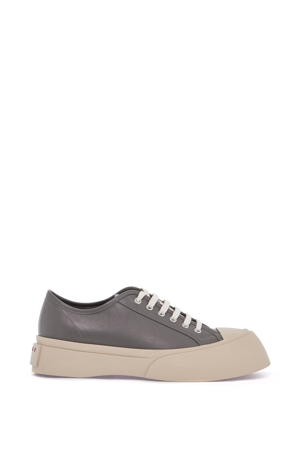 Marni Grey Calfskin Sneakers