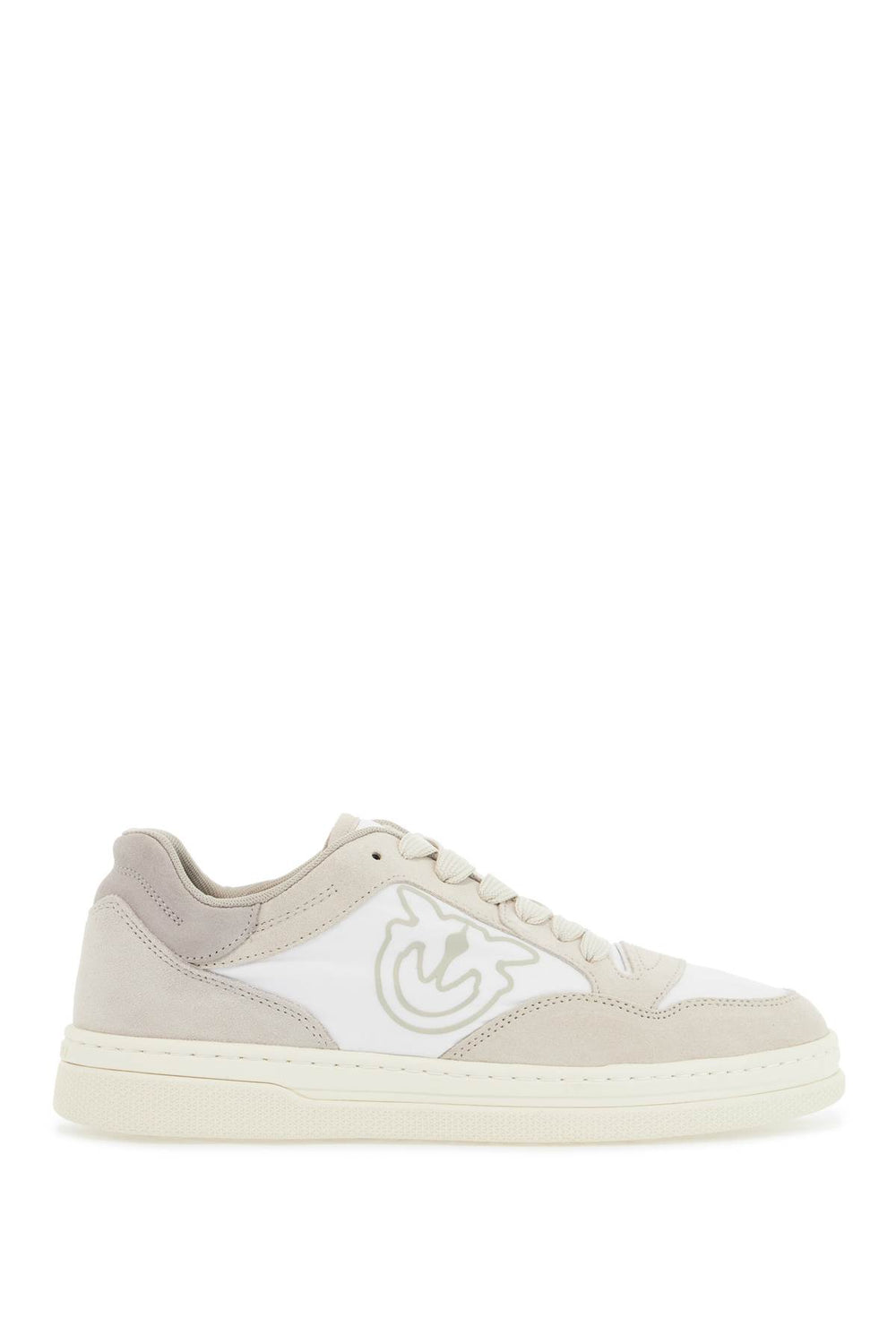 Pinko Beige Leather Sneakers Mandy 10