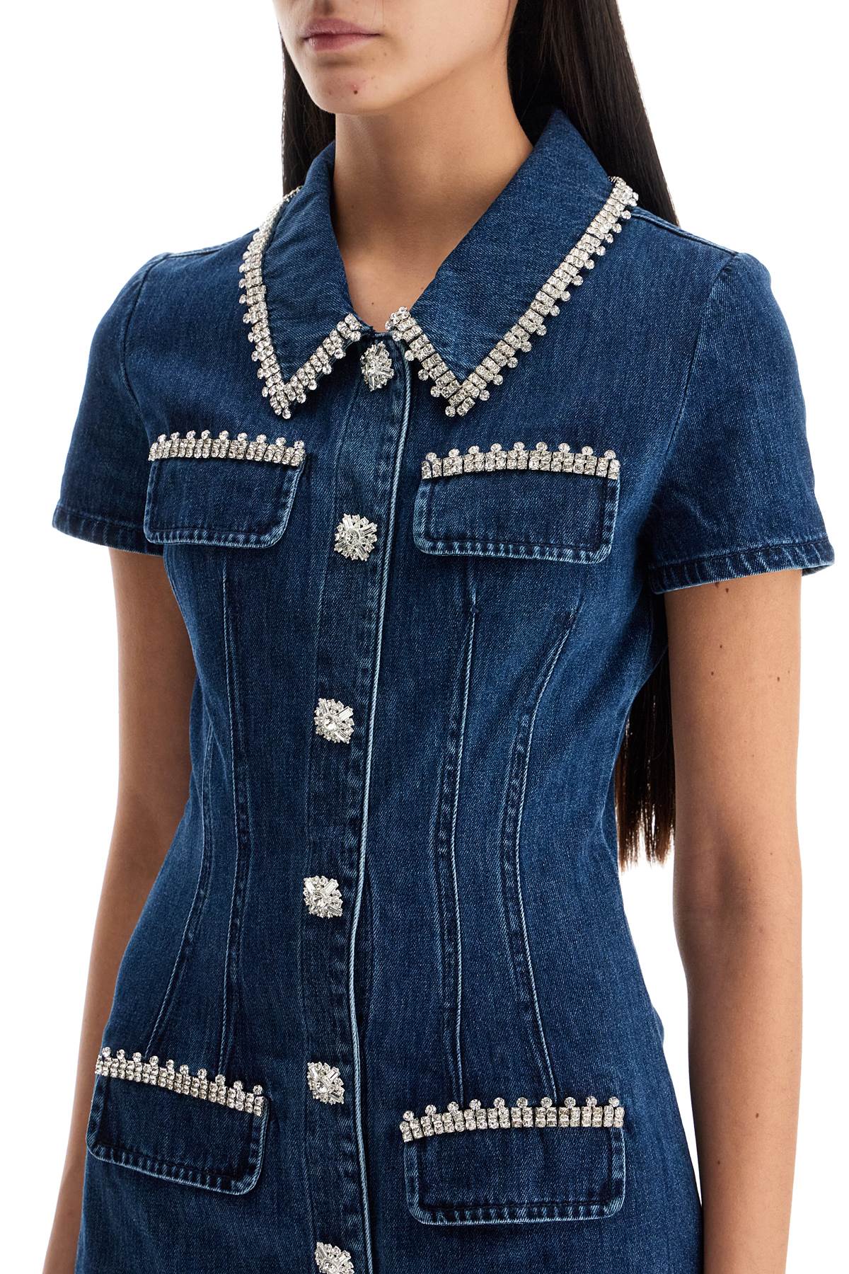 Self Portrait Denim Mini Dress