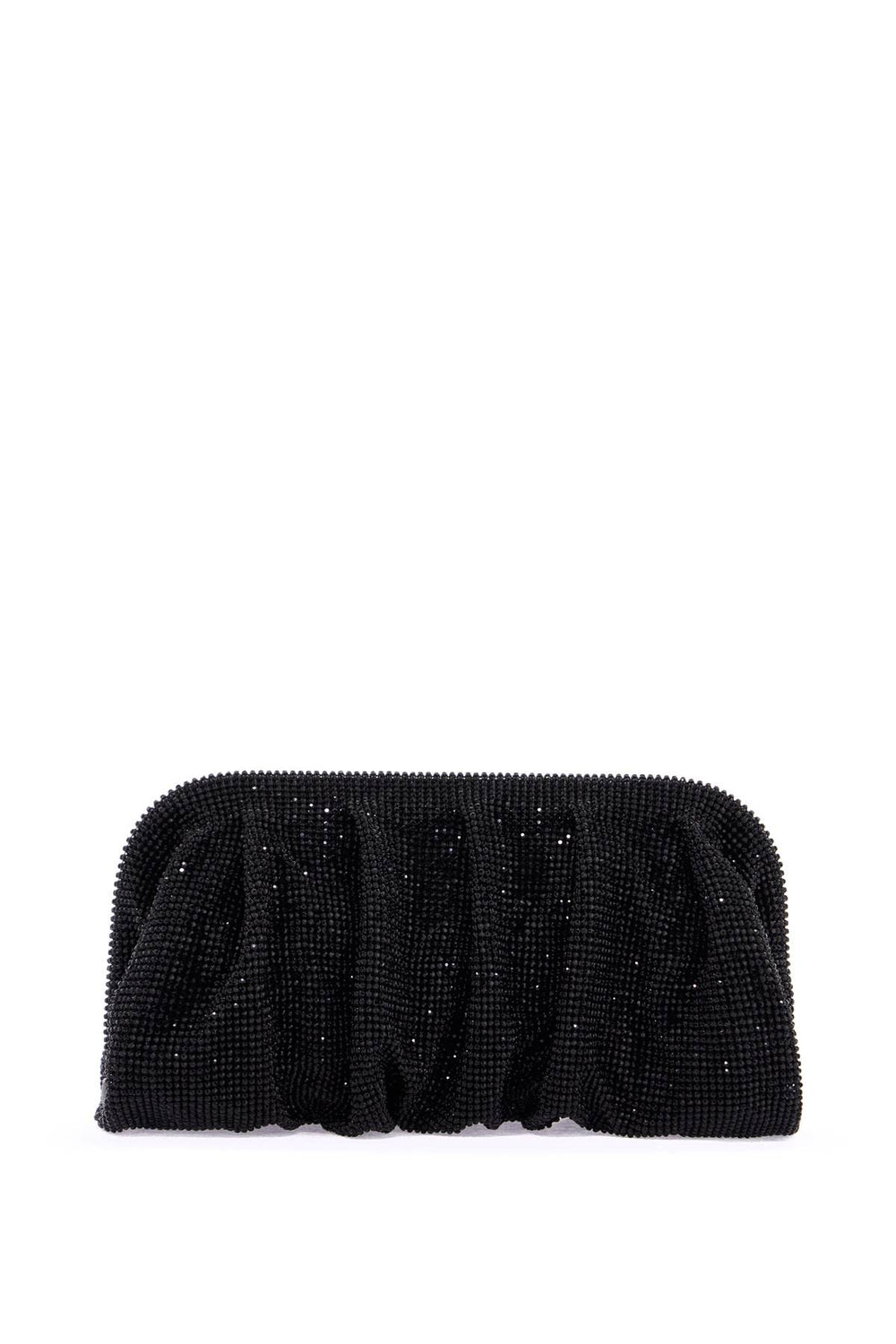 Benedetta Bruzziches Venus La Grande Black Rhinestone Clutch