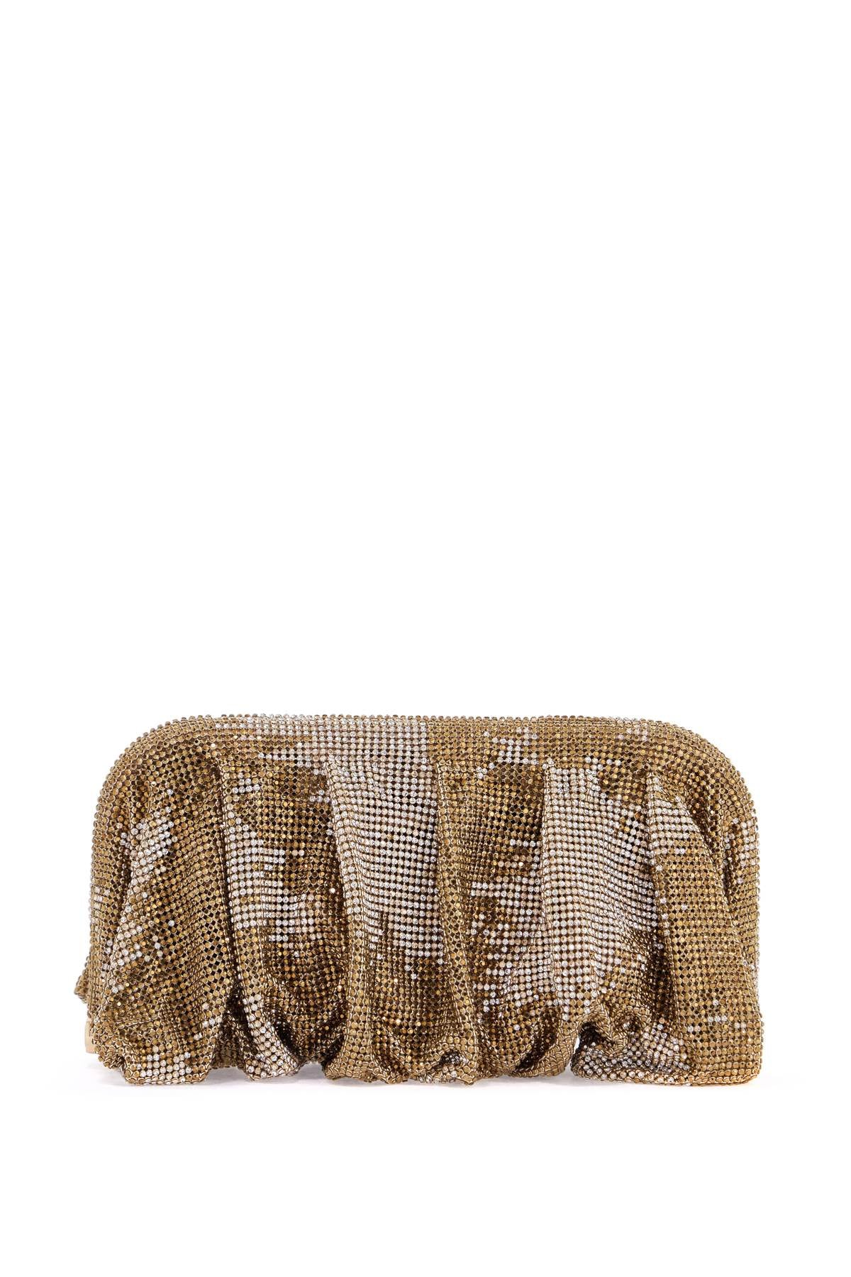 Benedetta Bruzziches Venus La Grande Gold Rhinestone Clutch