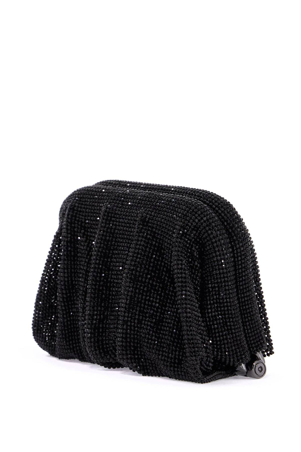 Benedetta Bruzziches Clutch Bag Venus La Petite In Black Rhinestones