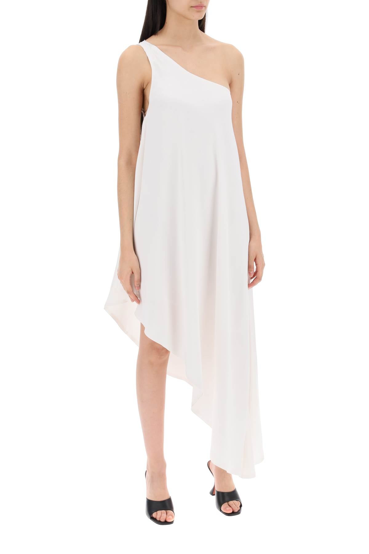 Norma Kamali One-shoulder Bias-cut Dress