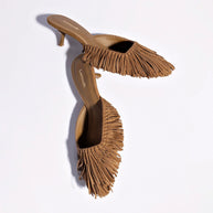 Larroude Sienna Mule In Tobacco Suede