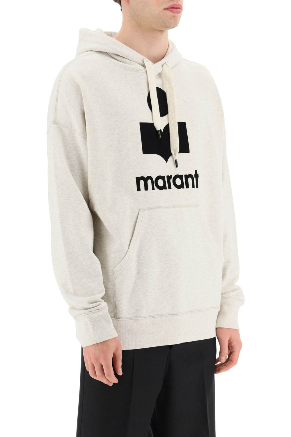 Marant Miley Hoodie With Flocked Logo