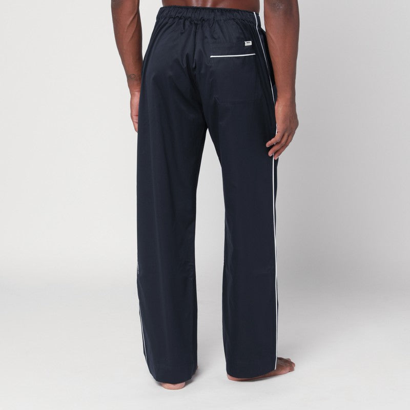 Tekla Blue/white Pyjama Trousers