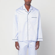 Tekla Light Blue Pyjama Shirt