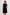 Reistor Short Dress With Smocking Side Detail in Black