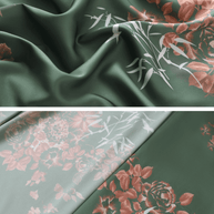 Ulivary Short Kimono Robe Olive