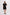Reistor Short Gathered Dress in Black