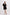 Reistor Short Gathered Dress in Black