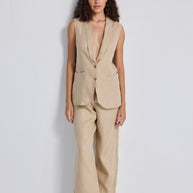 Reistor Sleeveless Hemp Jacket Set