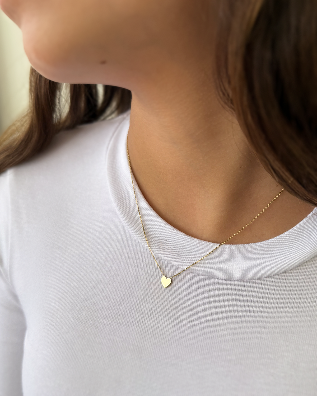 Zoe Lev 14K Gold Heart Necklaces - Mommy + Me
