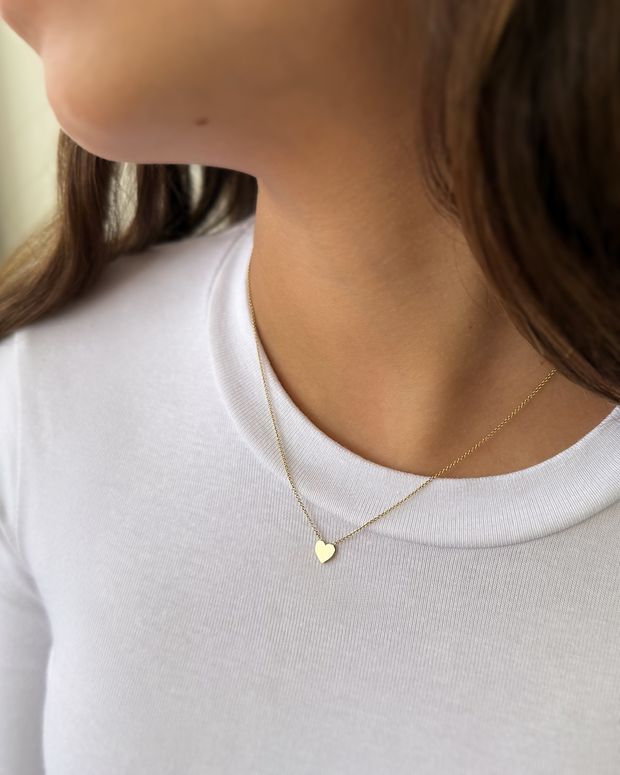 Zoe Lev Kids 14K Gold Heart Necklace