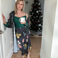 Ulivary Floral Pajama Set 3 Pcs
