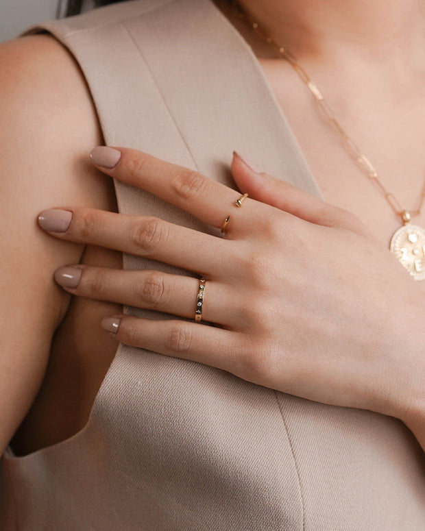 Zoe Lev Diamond Starburst Ring