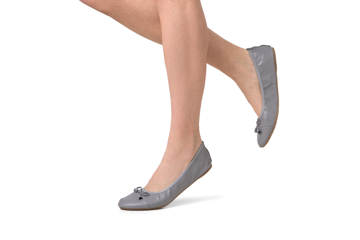 Talaria Premium Stone Grey Flats