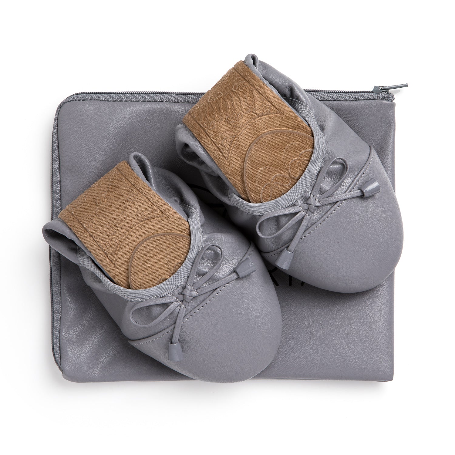 Talaria Premium Stone Grey Flats
