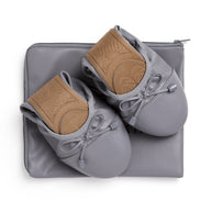 Talaria Premium Stone Grey Flats