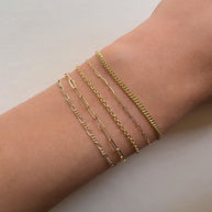 Zoe Lev 14k Gold Cable Link Chain Bracelet