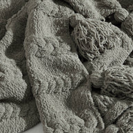 Sunday Citizen Braided Pom Pom Throw Blanket (more Colors)