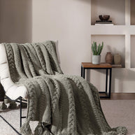 Sunday Citizen Braided Pom Pom Throw Blanket (more Colors)