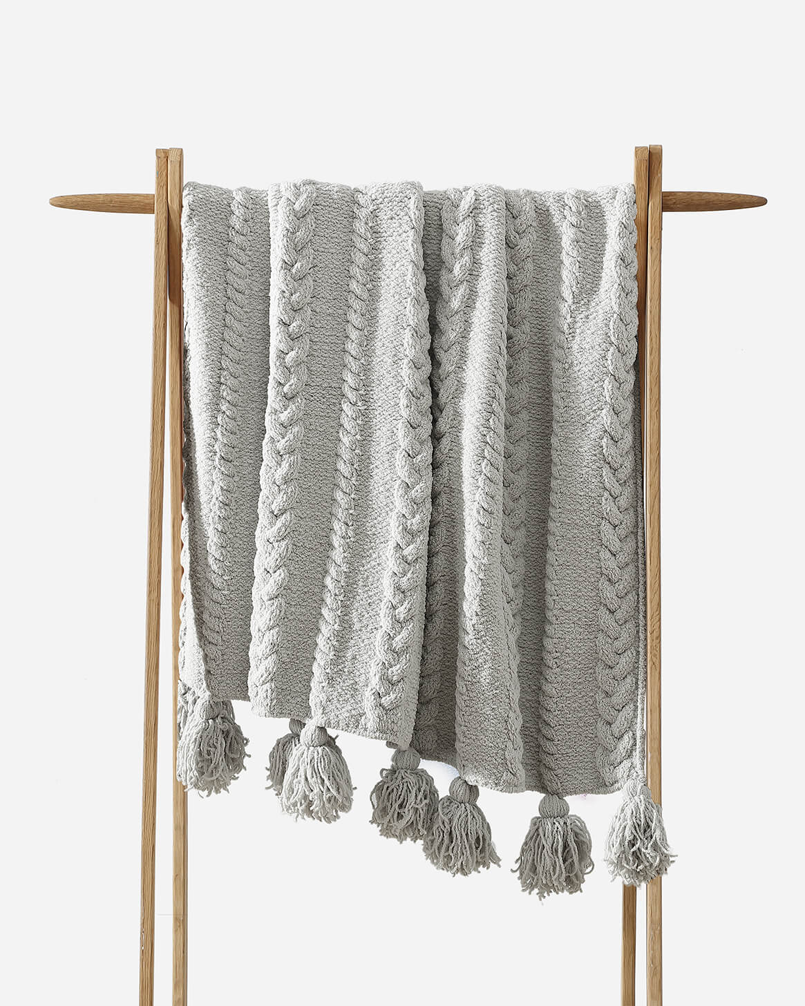 Sunday Citizen Braided Pom Pom Throw Blanket (more Colors)