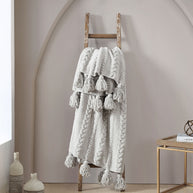 Sunday Citizen Braided Pom Pom Throw Blanket (more Colors)