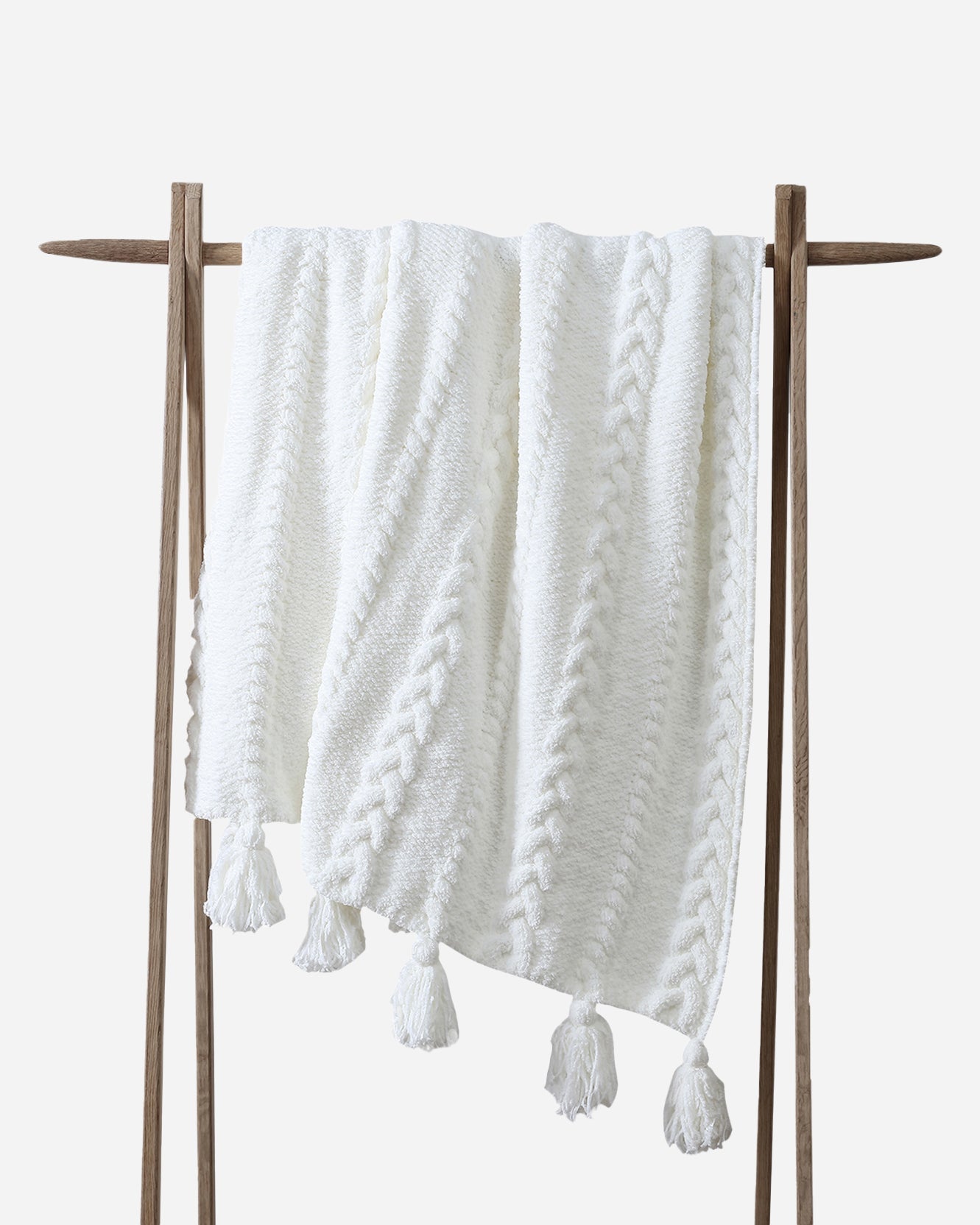 Sunday Citizen Braided Pom Pom Throw Blanket (more Colors)