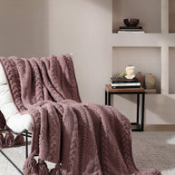 Sunday Citizen Braided Pom Pom Throw Blanket (more Colors)