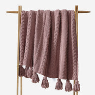 Sunday Citizen Braided Pom Pom Throw Blanket (more Colors)
