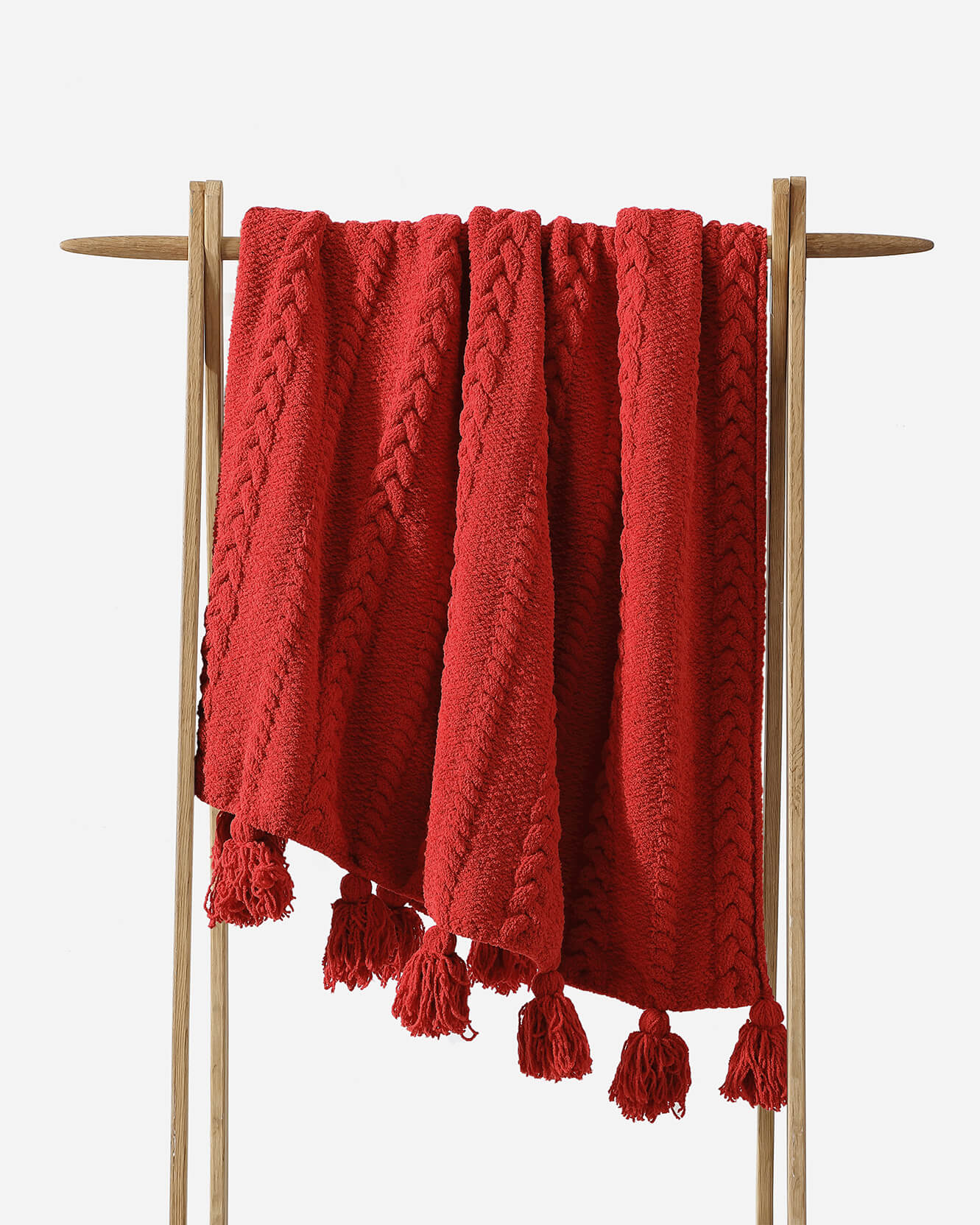 Sunday Citizen Braided Pom Pom Throw Blanket (more Colors)