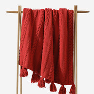 Sunday Citizen Braided Pom Pom Throw Blanket (more Colors)