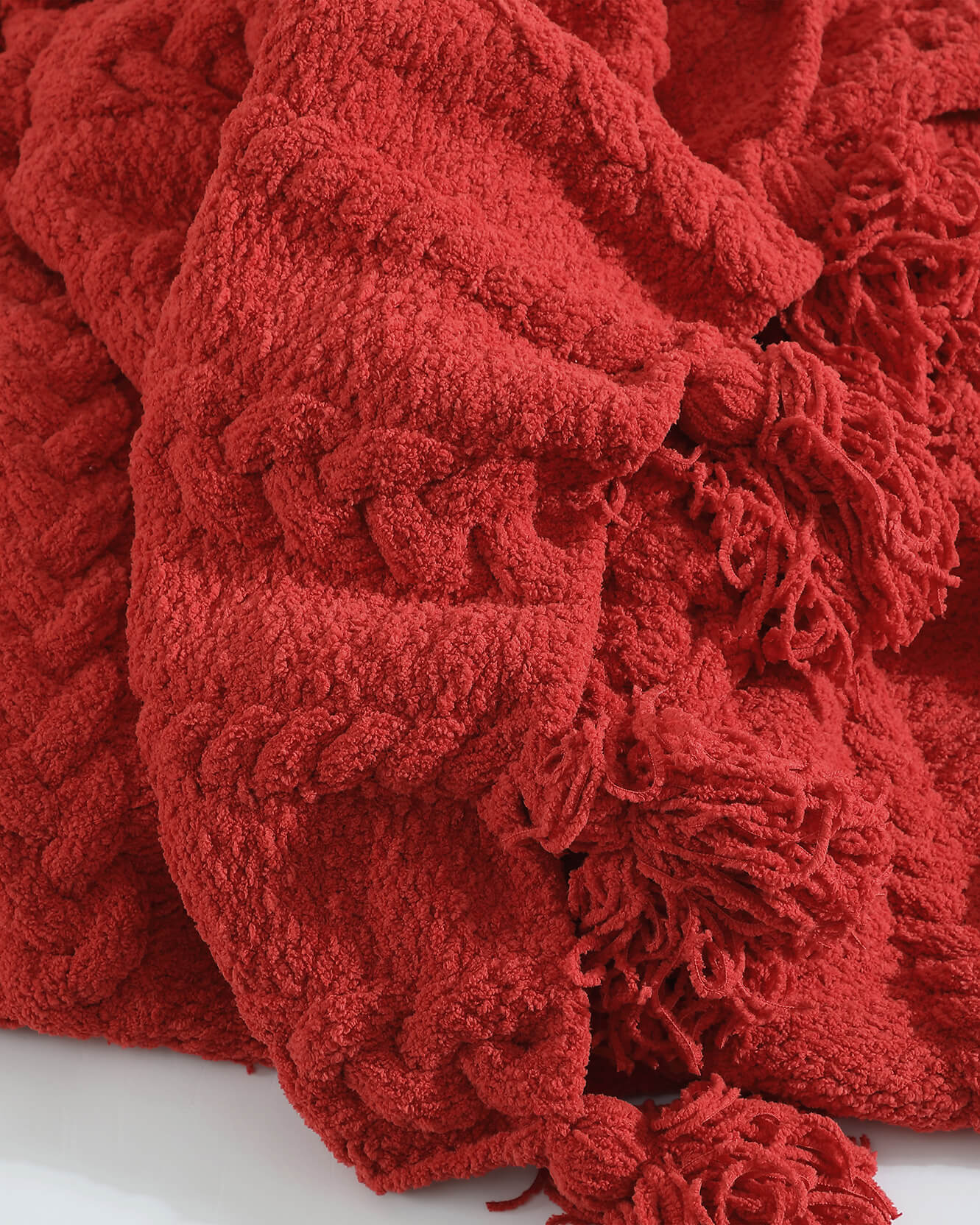 Sunday Citizen Braided Pom Pom Throw Blanket (more Colors)