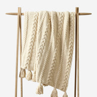 Sunday Citizen Braided Pom Pom Throw Blanket (more Colors)