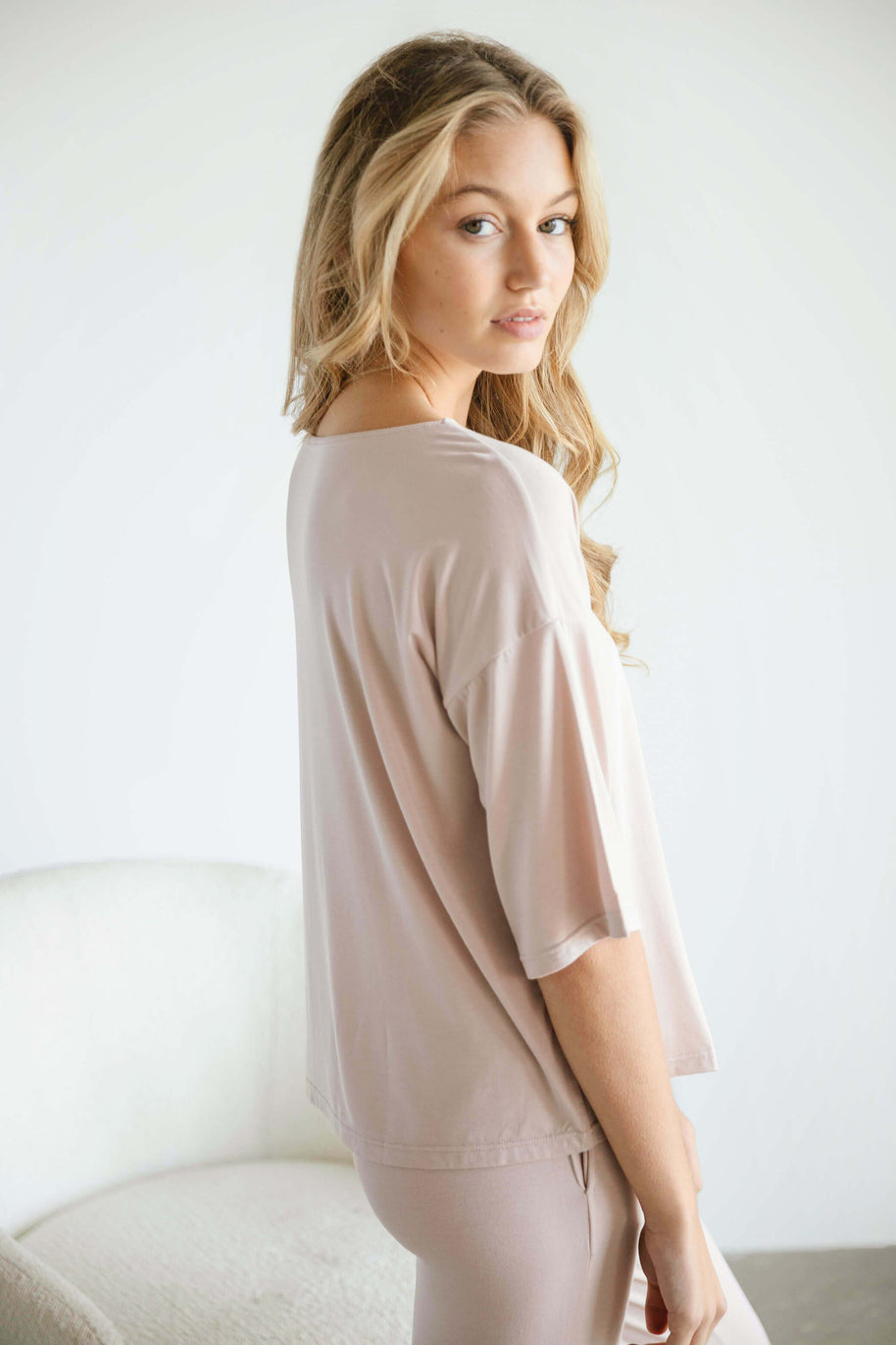 Sunday Citizen Naked Modal Boat Neck Tee (more colors)