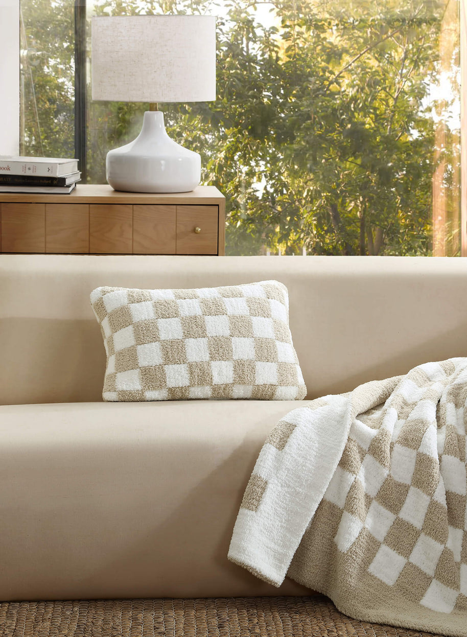 Sunday Citizen Checkerboard Mini Pillow (more Colors)