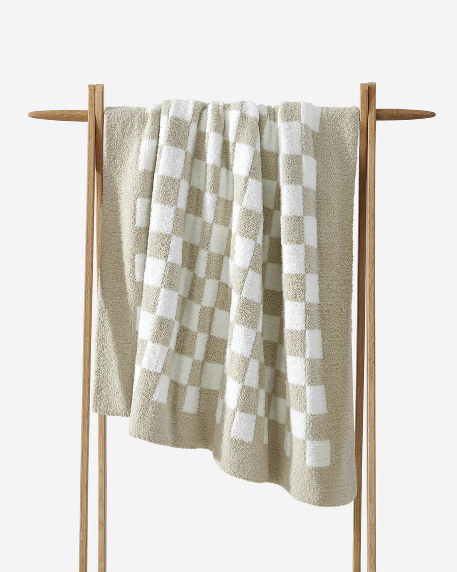 Sunday Citizen Checkerboard Throw Blanket (more Colors)