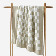Sunday Citizen Checkerboard Throw Blanket (more Colors)