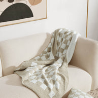 Sunday Citizen Checkerboard Throw Blanket (more Colors)