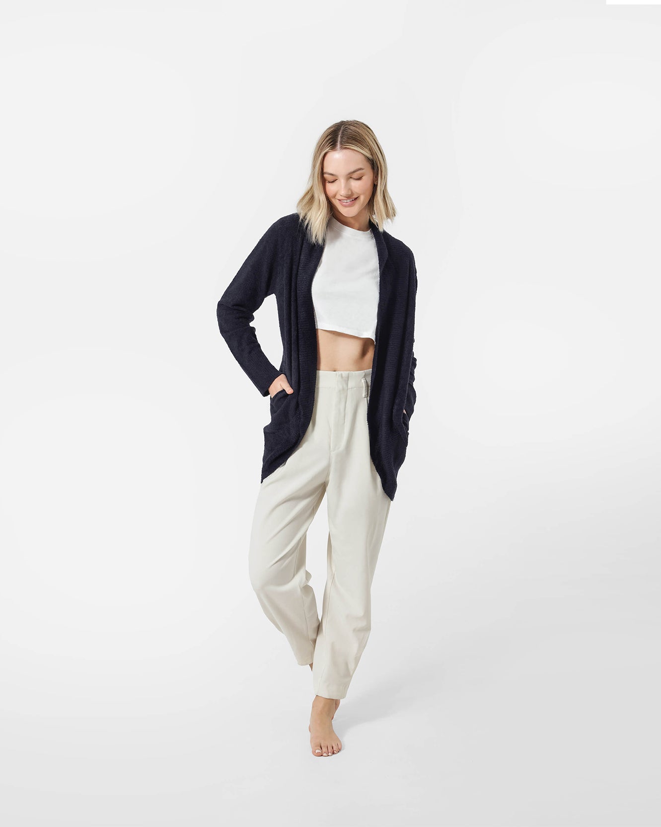 Sunday Citizen Cloud Cool Relaxed Open Front Cardigan (more colors)