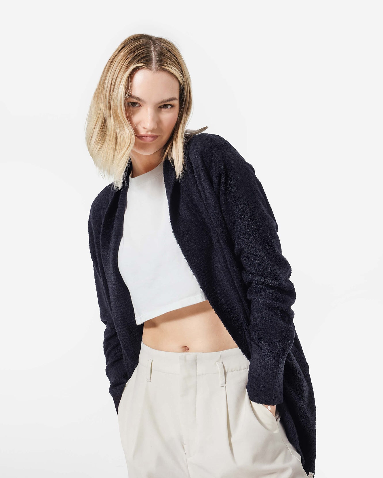 Sunday Citizen Cloud Cool Relaxed Open Front Cardigan (more colors)