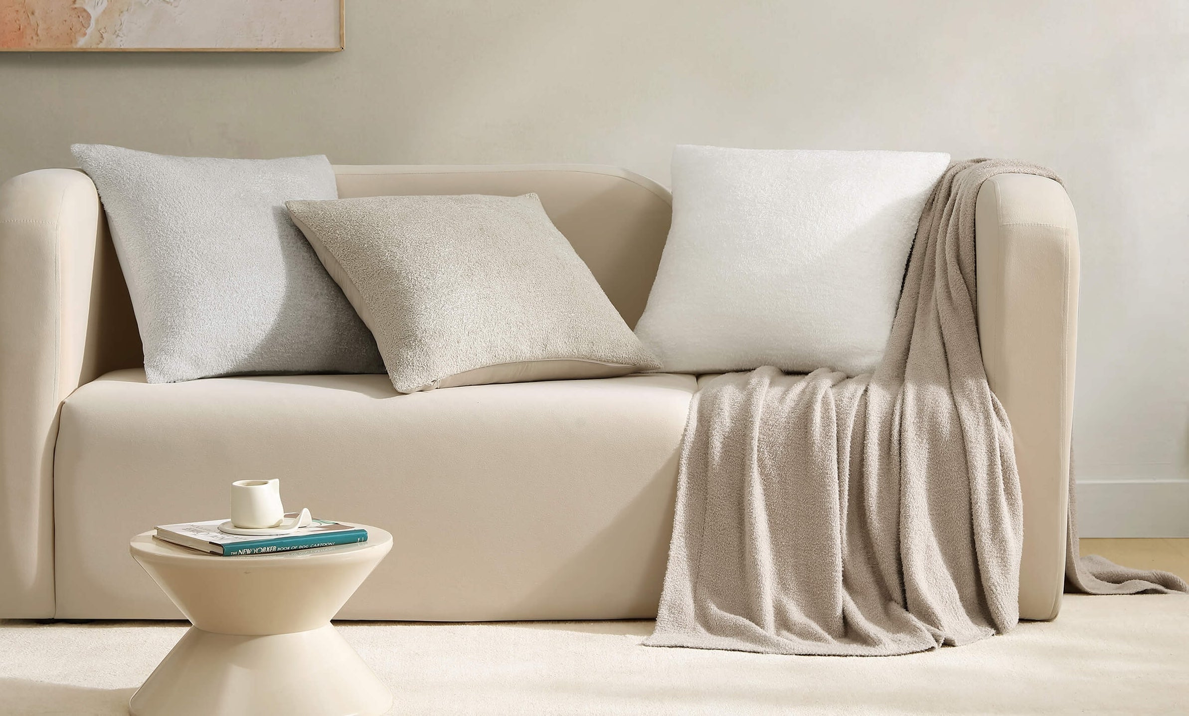 Sunday Citizen Cloud Silque Throw Pillow (more Colors)